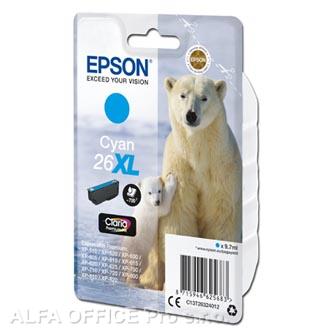 Epson originální ink C13T26324012, T263240, 26XL, cyan, 9,7ml, Epson Expression Premium XP