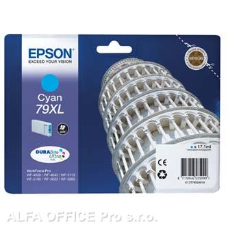 Epson originální ink C13T79024010, 79XL, XL, cyan, 2000str., 17ml, 1ks, Epson WorkForce Pr