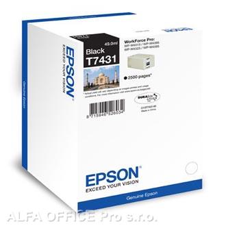 Epson originální ink C13T866140, T8661, XL, black, 2500str., 55,8ml, 1ks, Epson WorkForce 