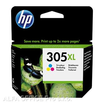 HP originální ink 3YM63AE, HP 305XL, HP 305XL, Tri-colour, High yield