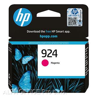 HP originální ink 4K0U4NE#CE1, HP 924, magenta, 400str., HP OfficeJet Pro 8120e,