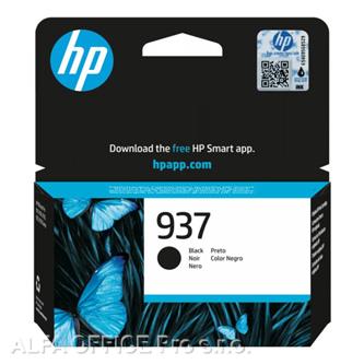 HP originální ink 4S6W5NE#CE1, HP 937, black, 1250str., HP HP OfficeJet Pro 9110