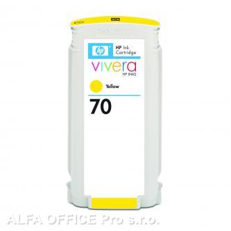 HP originální ink C9454A, HP 70, yellow, 130ml, HP Designjet Z3100, Z2100