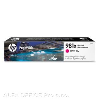 HP originální ink L0R10A, HP 981X, magenta, 10000str., 114.5ml, high capacity, HP PageWide