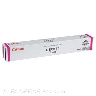 Canon originální toner CEXV34, magenta, 19000str., 3784B002,3784B003, Canon iR-C2020, 2030