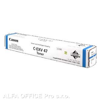 Canon originální toner CEXV47, cyan, 21500str., 8517B002, Canon iRUNNER C250i,250iF,255i,2