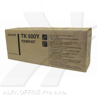  Kyocera originální toner TK500Y, yellow, 8000str., 370PD3KW, Kyocera FS-C5016N 