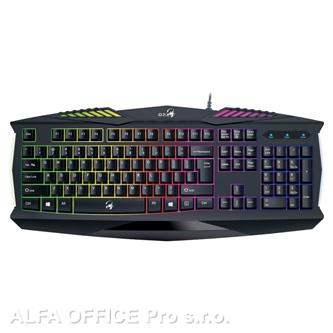  Genius GX GAMING Scorpion K220, klávesnice CZ/SK, herní, voděodolná typ drátová 