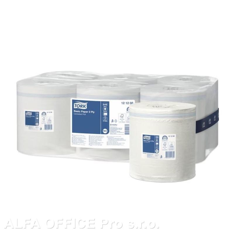 Ručníky v rolích TORK bílé 121208/ dvouvrstvé /6ks