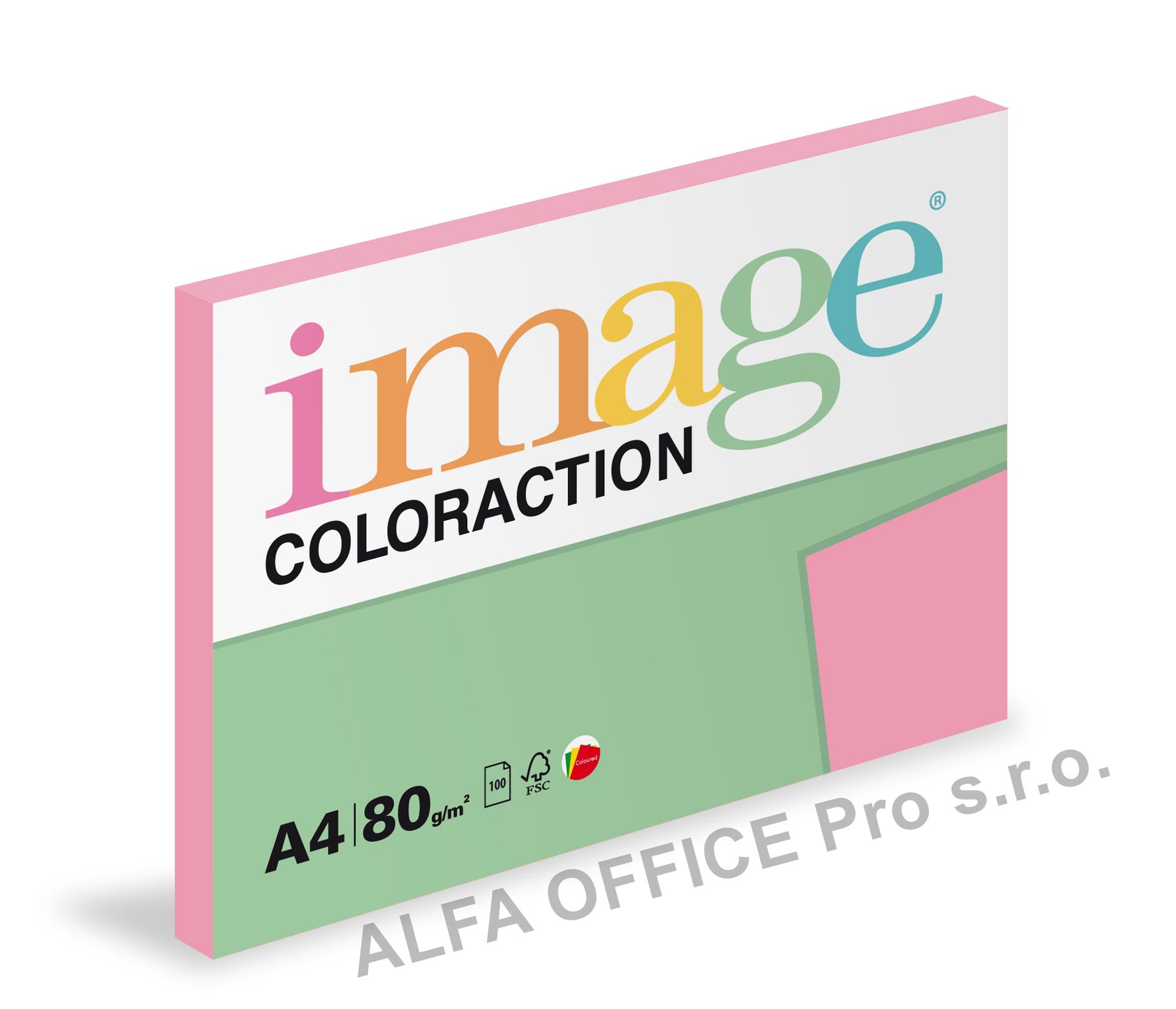 Xerografický papír BAREVNÝ - Coral / starorůžová / 100 listů / PI25