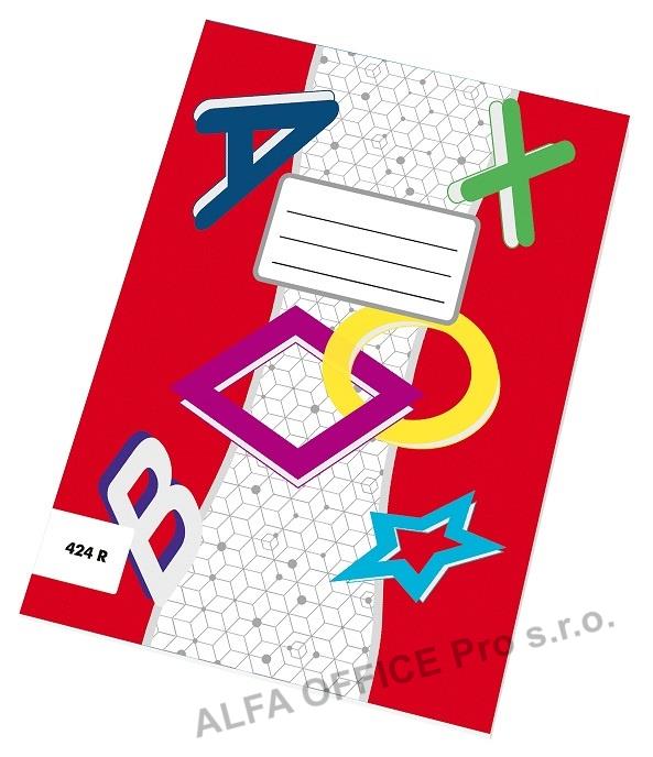 Sešity školní ECONOMY 20 listů - A4 / linka / 424