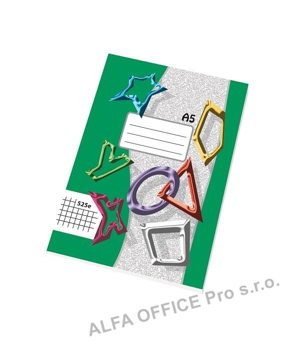 Sešity školní ECONOMY 20 listů - A5 / čtevereček / 525