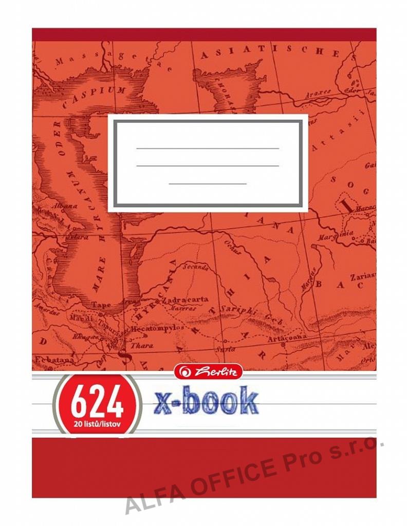 Sešit školní Herlitz Premium 624 - A6 / linka / 20 listů