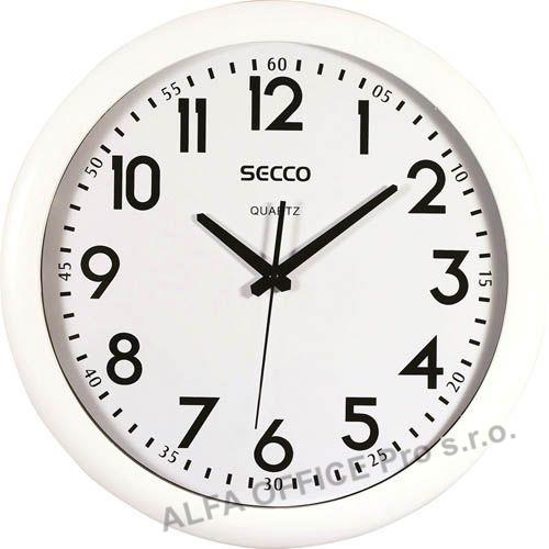 Nástěnné hodiny Hama Elba bílé / tichý chod / průměr 25 cm