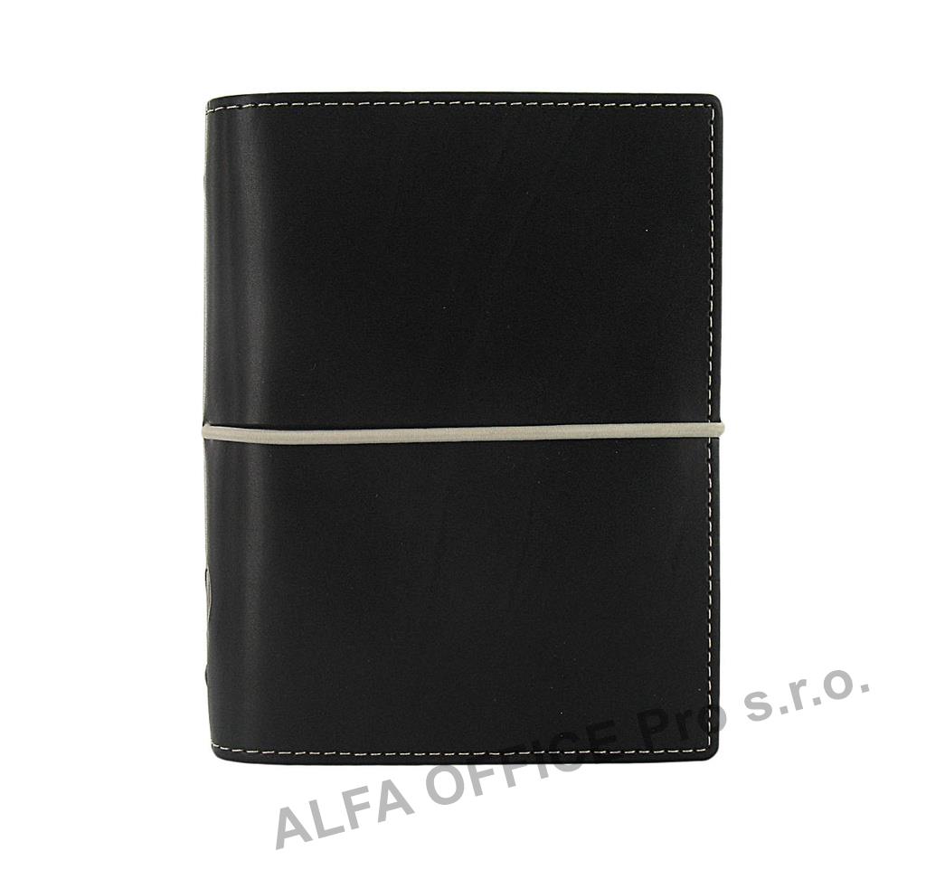 Filofax Domino A7 kapesní týdenní černá