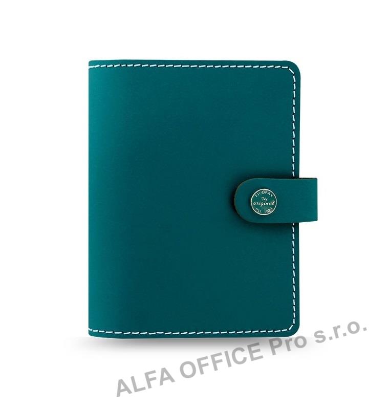 Filofax The Original A7 kapesní týdenní tyrkysová