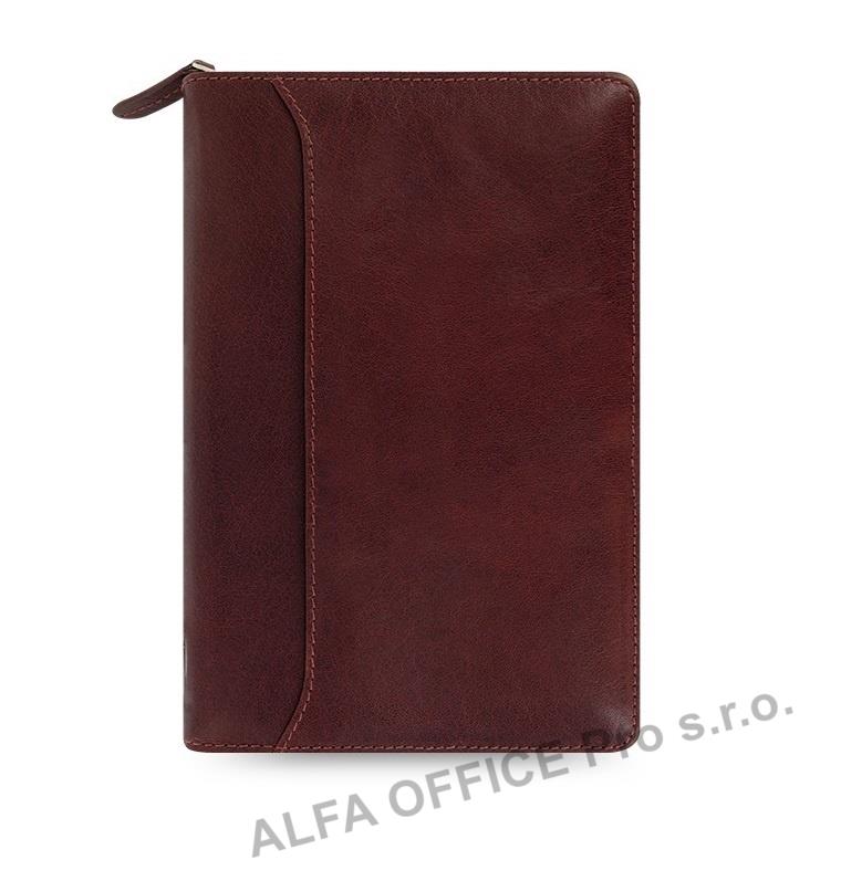 Filofax Lockwood Zip A6 osobní týdenní rubínová