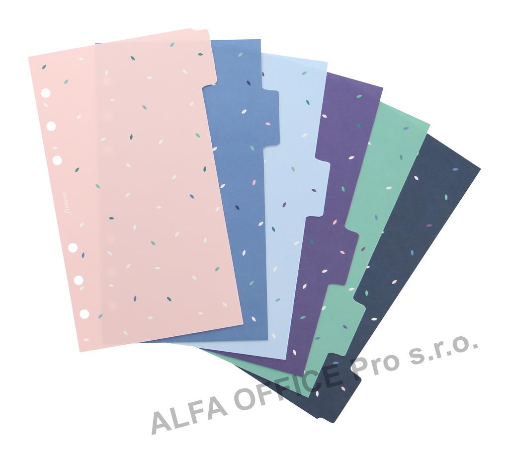 Rozřazovač Filofax Garden osobní / 6 záložek