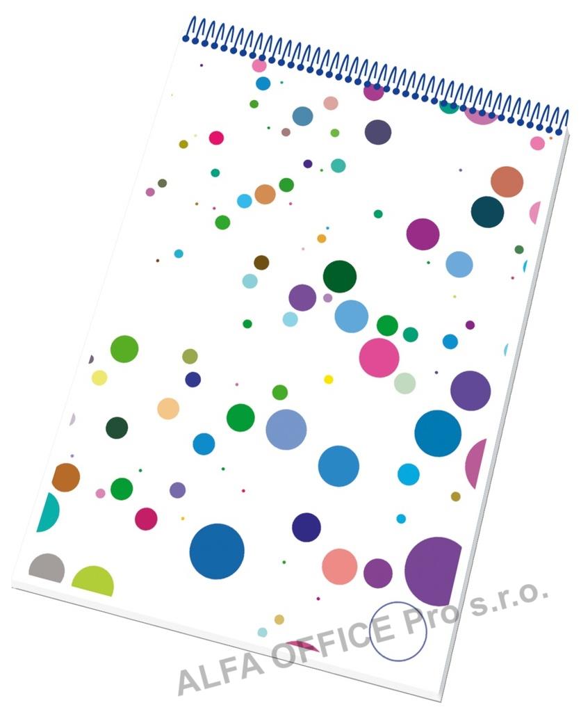 Blok kroužkový s horní vazbou - A4 / čistý