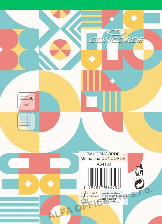 Blok A6 - čtvereček / 50 listů