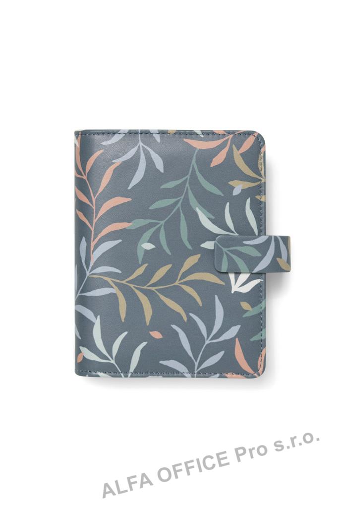 Diář Filofax Botanical kapesní/modrá