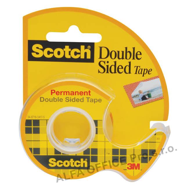 Lepicí páska oboustranná Scotch s odvíječem - 12 mm x 6,3 m