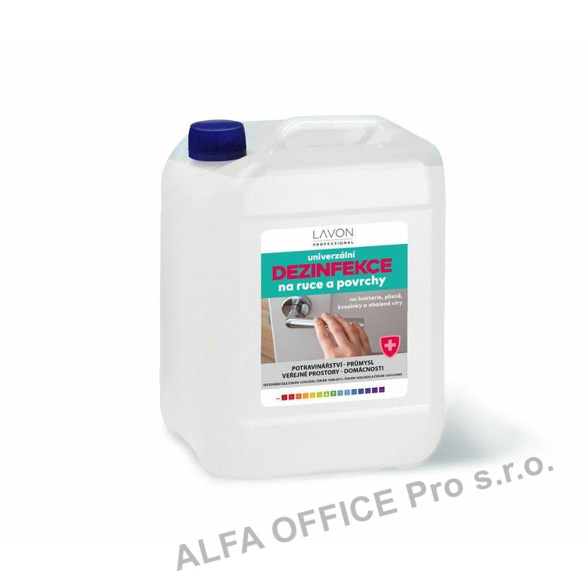 Lavon dezinfekce na povrchy bez chloru a alkoholu - 5 l