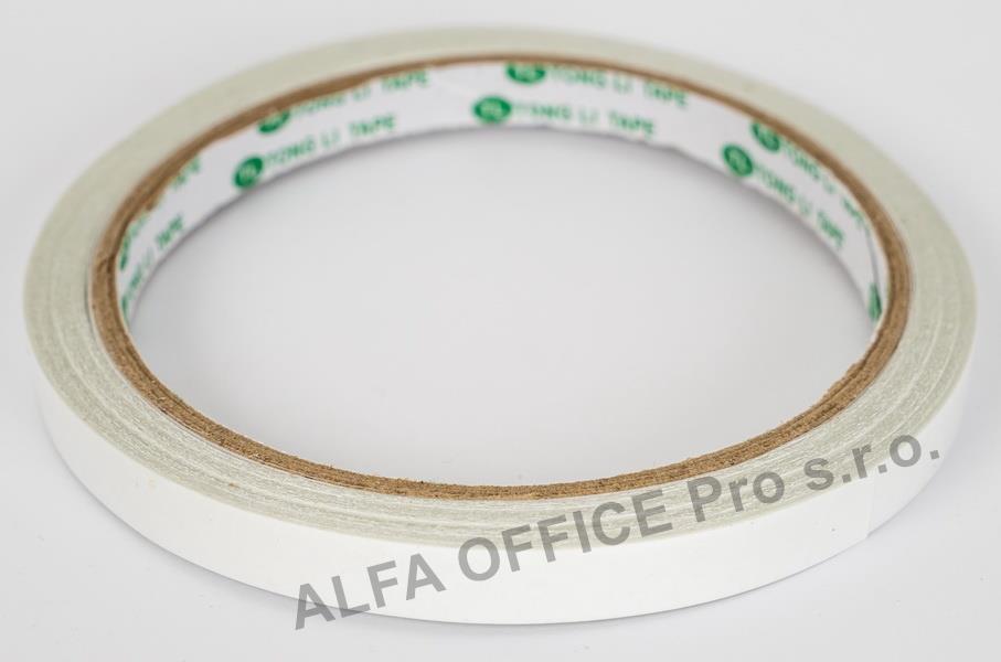 Lepicí páska oboustranná  - 8 mm x 10 m / průhledná