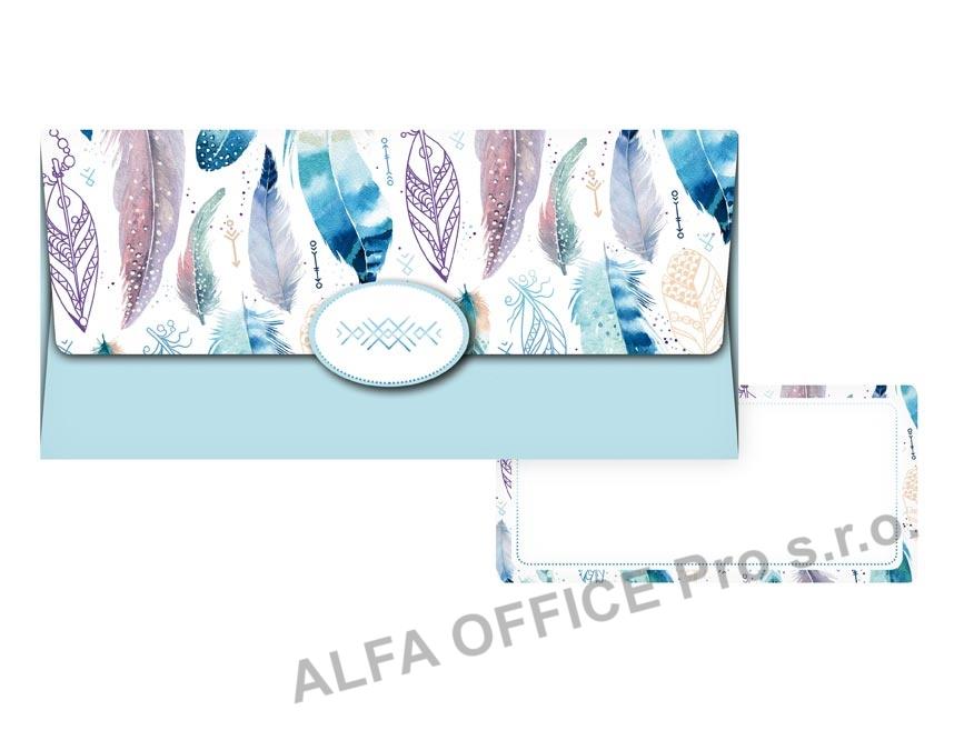 Obálka na peníze - pírka