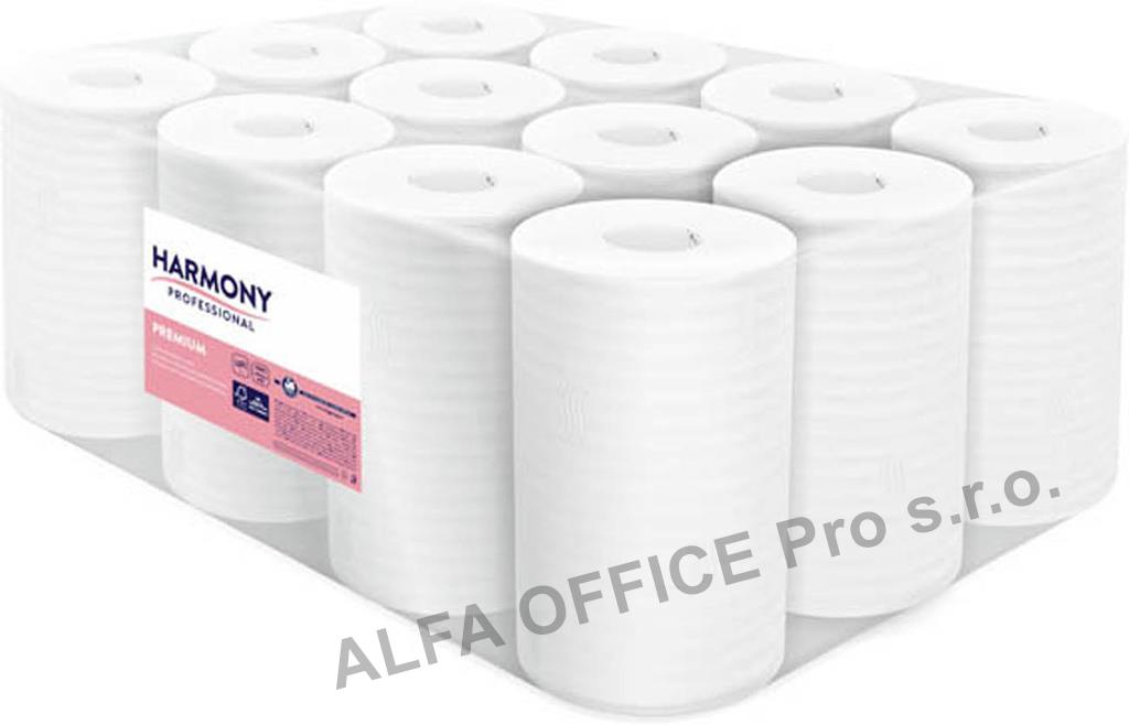 Papírové ručníky v rolích - Harmony Professional / Midi / 55 m