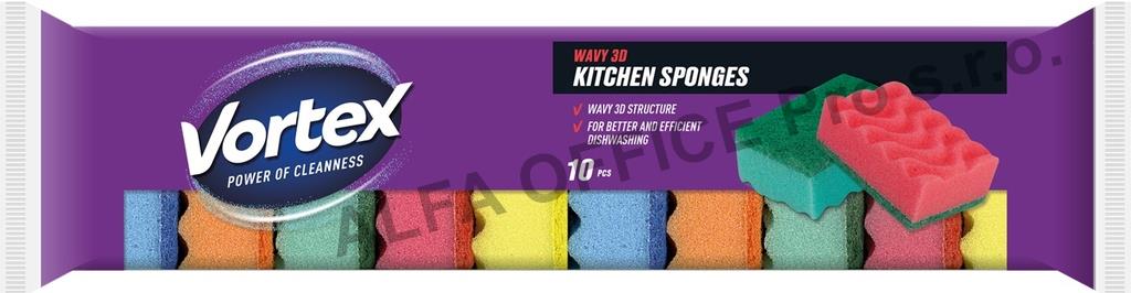 Houbičky na nádobí VORTEX 3D - 10 ks