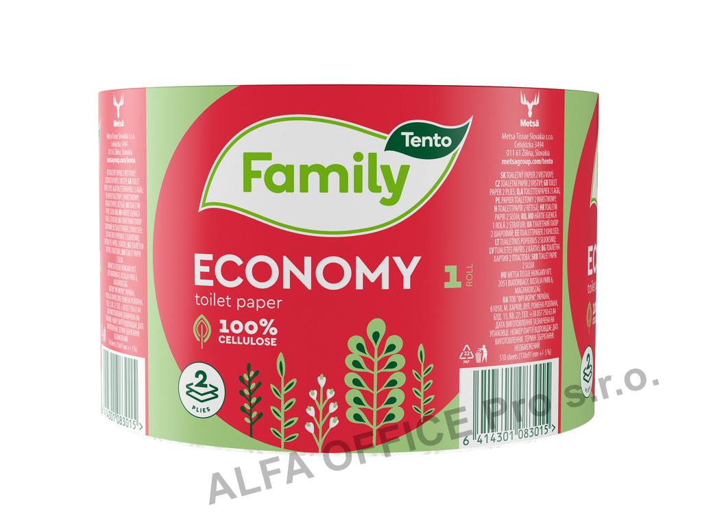 Papír toaletní Tento Family Economy - 2 vrstvý / 60 m