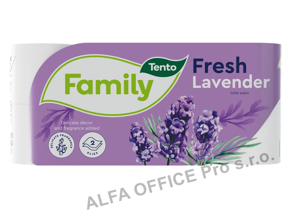Papír toaletní Tento Fresh Aroma Lavender - 2 vrstvý / 8 rolí