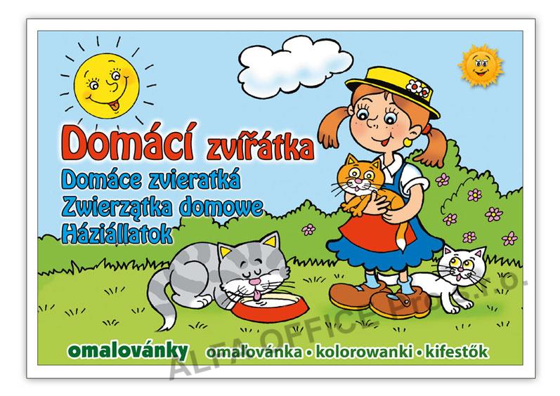 Omalovánky A5 - Domácí zvířátka