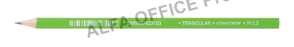 Tužka CONCORDE trojhranná - č.3 / H