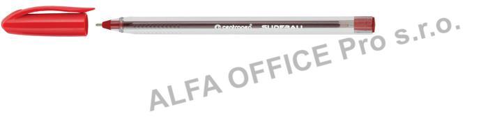 Kuličkové pero Centropen Slide ball 2215 - červená