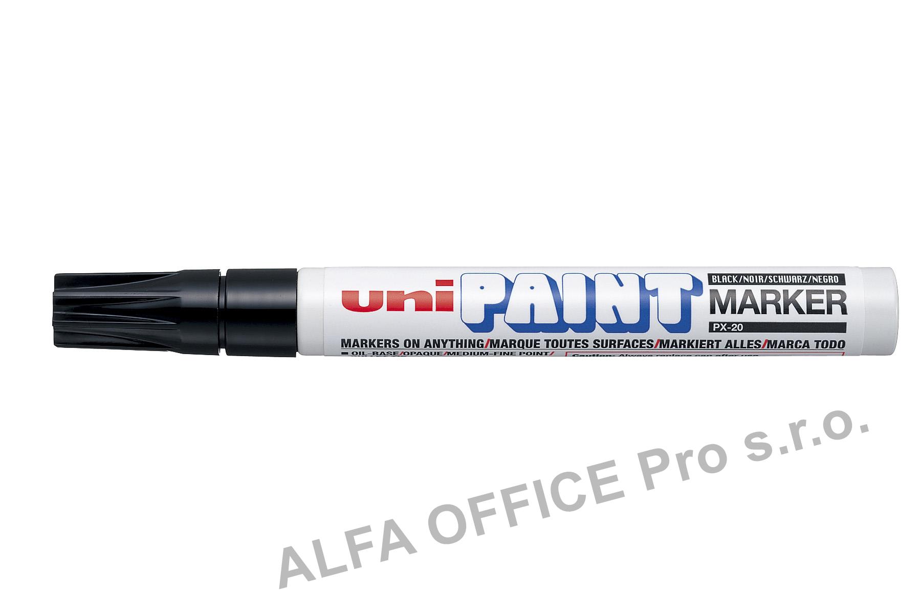 Popisovač UNI PAINT PX-20 lakový Medium / černá