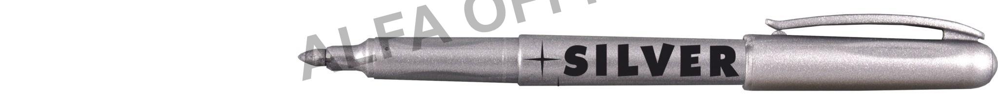 Značkovač Centropen 2690 B - stříbrná