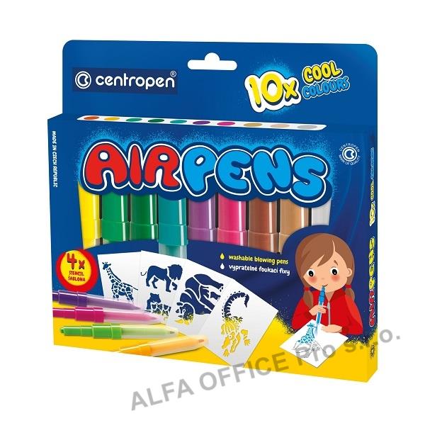 Foukací fixy Centropen AirPens 1500/10 - Cool / sada 10 ks