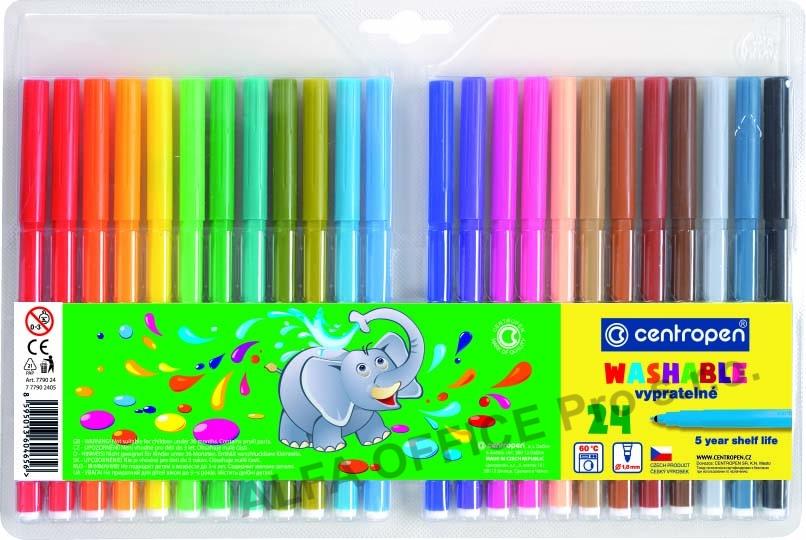 Popisovače Centropen 7990/24 - sada 24 ks
