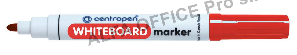 Značkovač Centropen 8559 stíratelný - červená