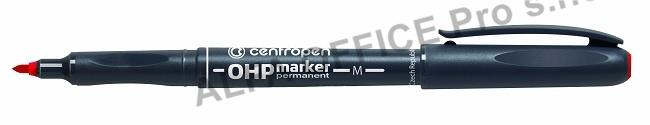 Popisovač Centropen Permanent OHP 2636 / červená