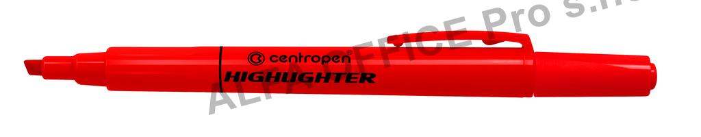 Zvýrazňovač Centropen HIGHLIGHTER 8722 / červená