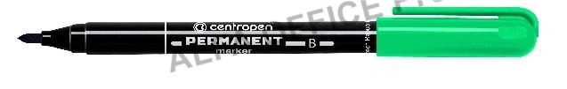 Popisovač Centropen Permanent 2836 B / zelená