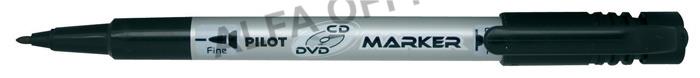 Popisovač Pilot CD / DVD Twin Marker - černá