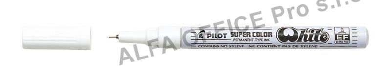 Popisovač Pilot Super Color - bílá / EF / 0,5 mm