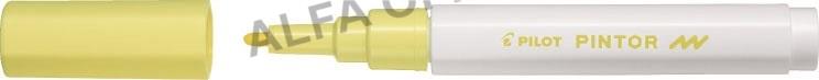 Popisovač Pilot Pintor F / pastelově žlutá