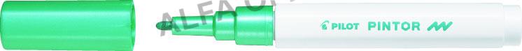 Popisovač Pilot Pintor F / metalická zelená
