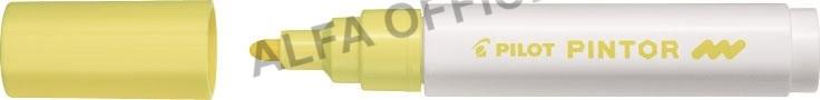 Popisovač Pilot Pintor M / pastelově žlutá