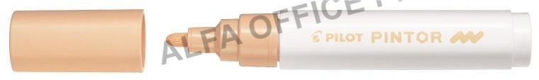 Popisovač Pilot Pintor M / pastelově oranžová